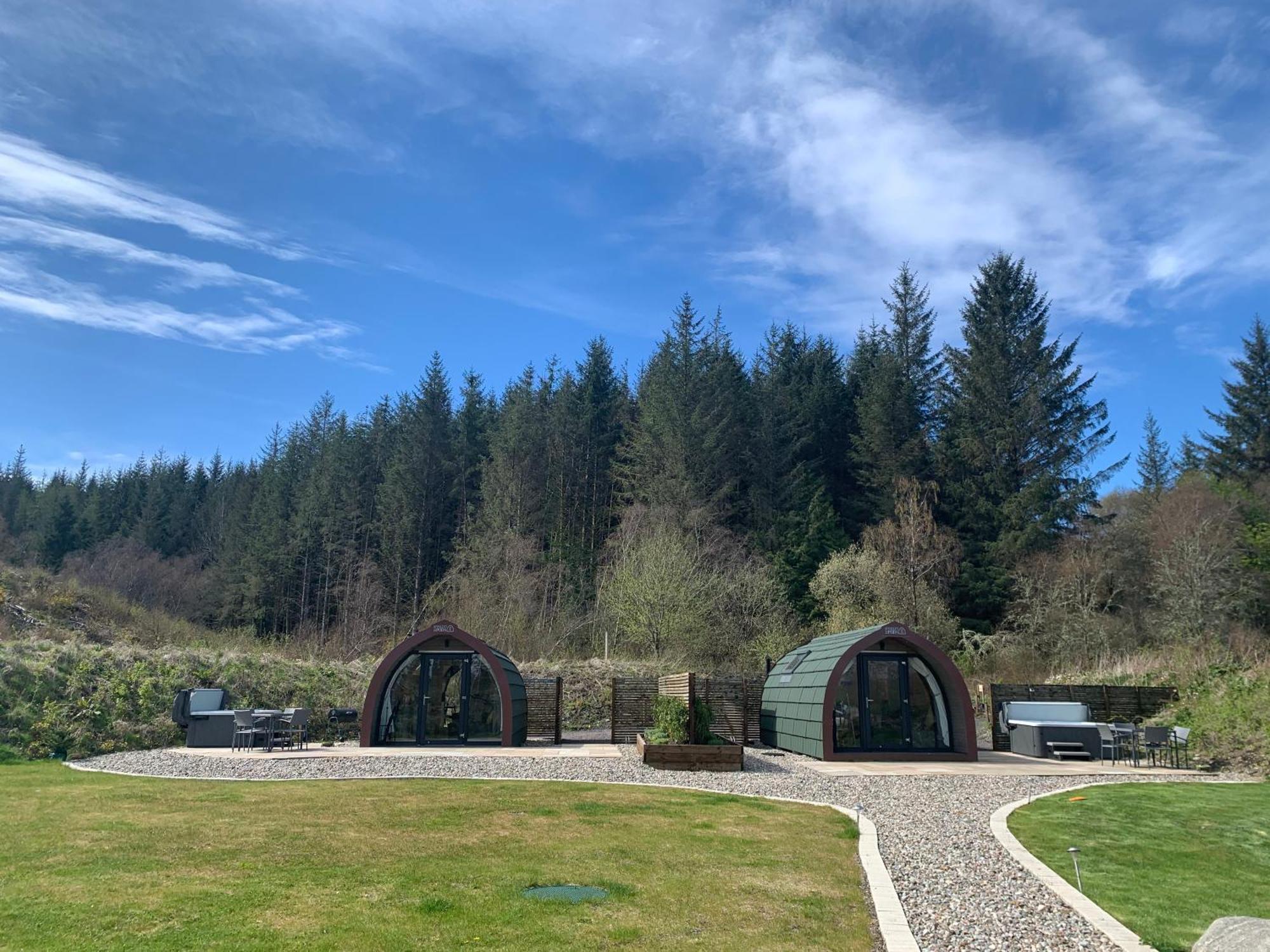 Red Squirrel Pod With Hot Tub Villa Oban Exterior photo