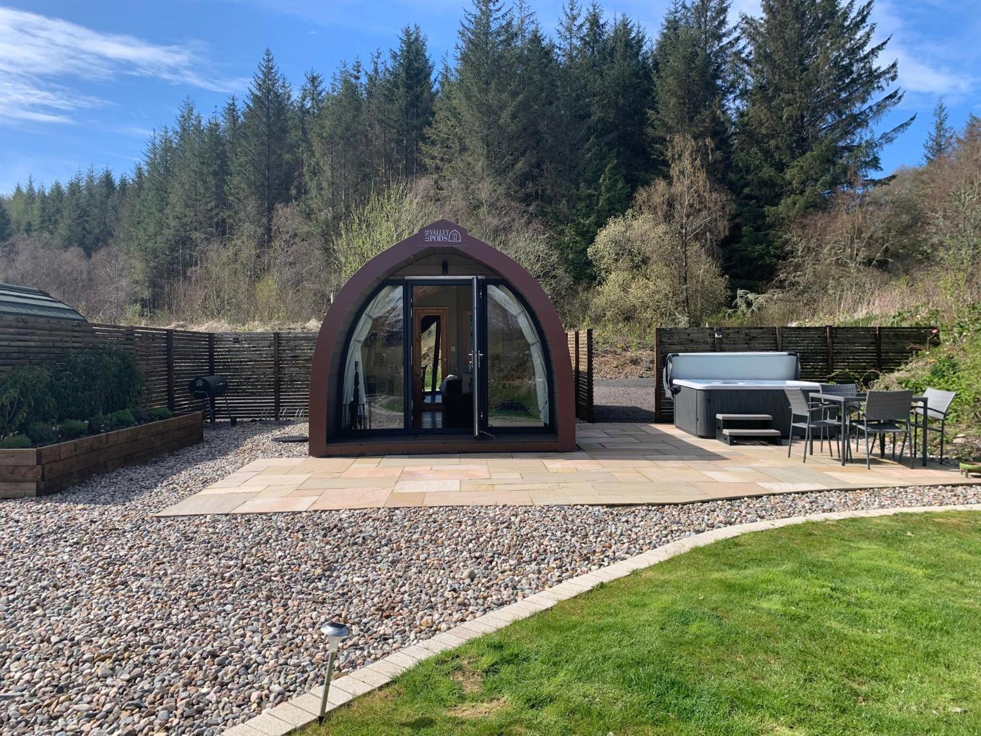 Red Squirrel Pod With Hot Tub Villa Oban Exterior photo